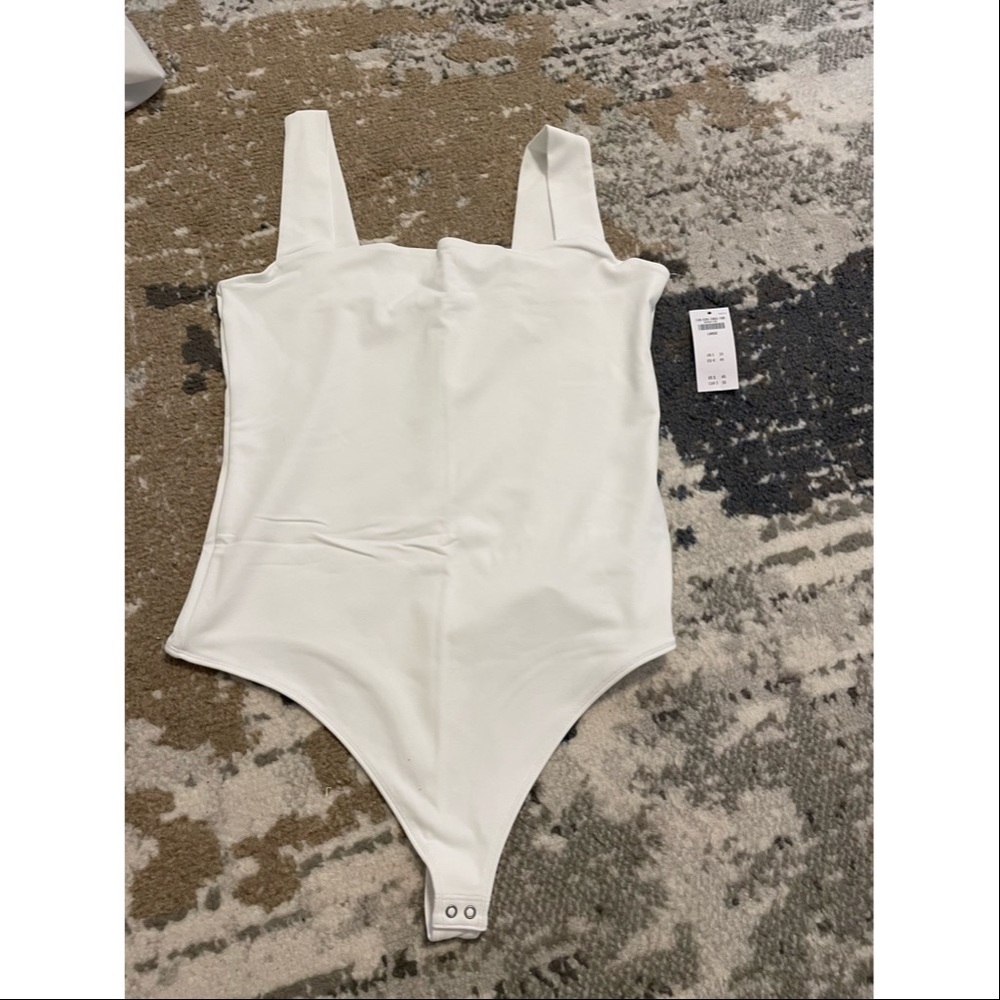 Abercrombie square neck bodysuit tank top NWT